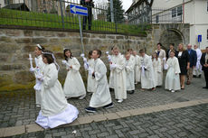 Feier der 1. Heiligen Kommunion in Sankt Crescentius (Foto: Karl-Franz Thiede)